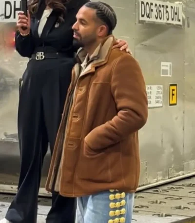 Drake Brown Suede Jacket