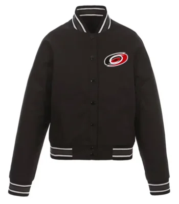 Carolina Hurricanes Black Poly-Twill Jacket