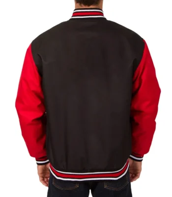 Carolina Hurricanes Black and Red Poly-Twill Jacket