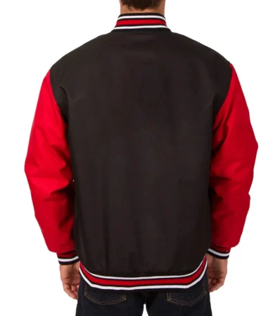 Carolina Hurricanes Black and Red Poly-Twill Jacket