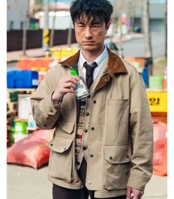 Cashero Byeon Ho-in Beige Cotton Jacket