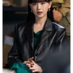 Cashero Jo An-na Leather Blazer