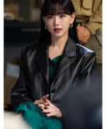 Cashero Jo An-na Leather Blazer
