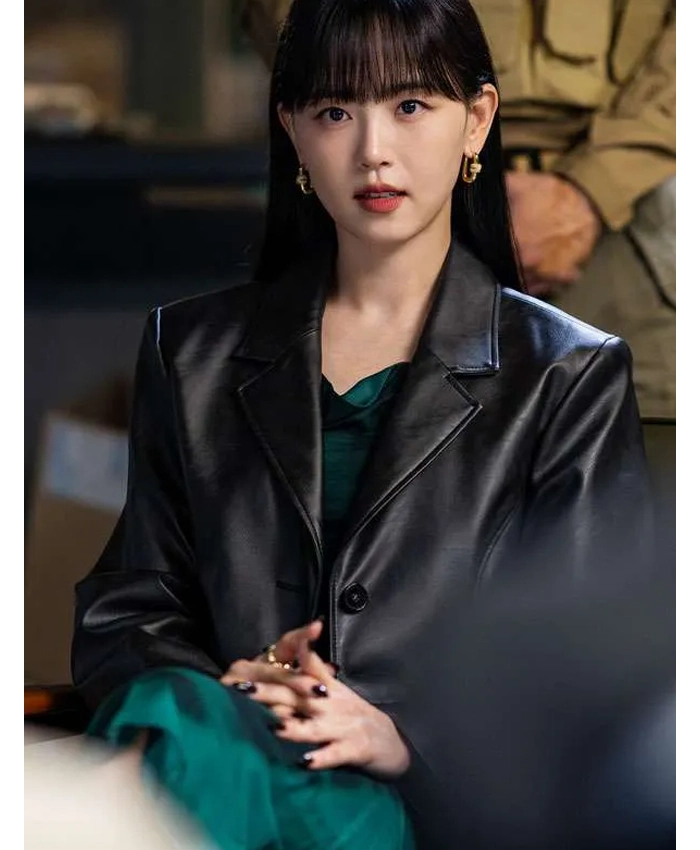 Cashero Jo An-na Leather Blazer Cashero Jo An-na Leather Blazer