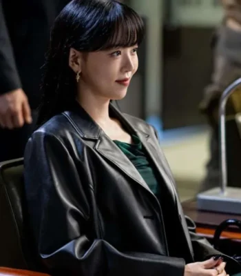 Cashero Jo An-na Leather Blazer
