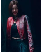 Cashero Jo An-na Red Leather Jacket