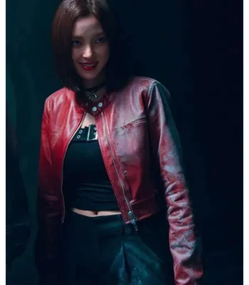 Cashero Jo An-na Red Leather Jacket