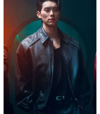 Cashero Jo Nathan Black Leather Jacket