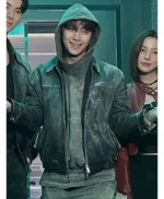 Cashero Kang Sang-woong Black Leather Jacket
