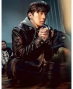Cashero Kang Sang-woong Black Leather Jacket