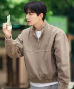 Cashero Kang Sang-woong Brown Cotton Jacket