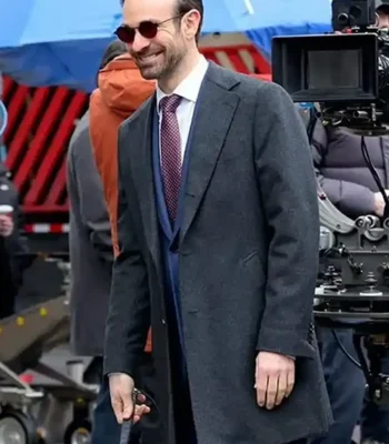 Charlie Cox Daredevil Born Again Black Coat