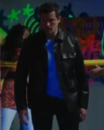 Charlie Hudson Hudson and Rex S05 Black Leather Jacket
