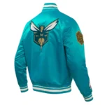Charlotte Hornets 2023/24 City Edition Teal Satin Jacket