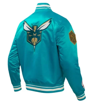 Charlotte Hornets 2023/24 City Edition Teal Satin Jacket