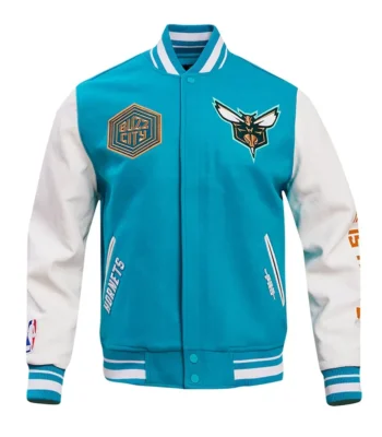 Charlotte Hornets 2023/24 City Edition Teal Varsity Jacket