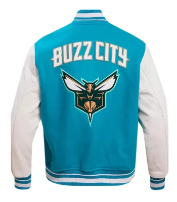 Charlotte Hornets 2023/24 City Edition Teal Varsity Jacket