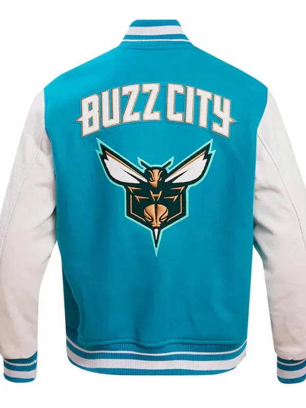 Charlotte Hornets 2023/24 City Edition Teal Varsity Jacket