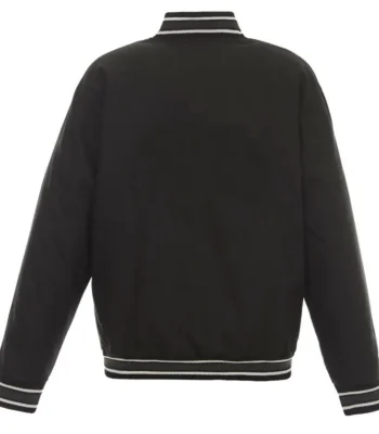 Charlotte Hornets Black Poly Twill Jacket