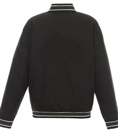 Charlotte Hornets Black Poly Twill Jacket