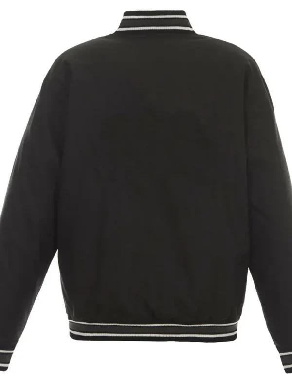 Charlotte Hornets Black Poly Twill Jacket