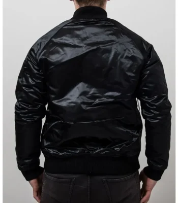 Charlotte Hornets Black Tonal Satin Jacket