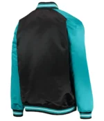Charlotte Hornets Black and Teal Hardwood Classics Reload 3.0 Jacket