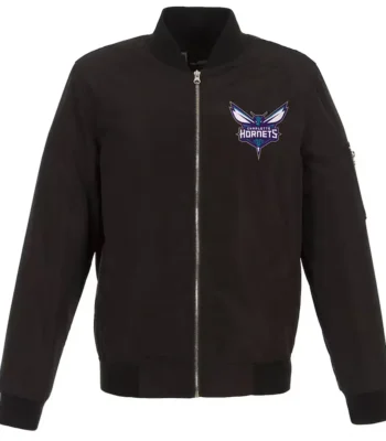 Charlotte Hornets Lightweight Nylon Bomber Jacket