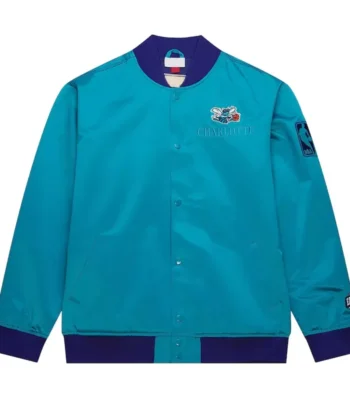 Charlotte Hornets OG 3.0 Lightweight Teal Satin Jacket