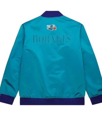 Charlotte Hornets OG 3.0 Lightweight Teal Satin Jacket