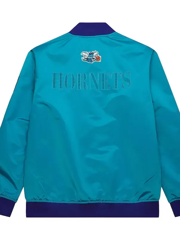 Charlotte Hornets OG 3.0 Lightweight Teal Satin Jacket