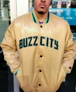 Charlotte Hornets Pastel Orange Jacket