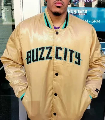 Charlotte Hornets Pastel Orange Jacket