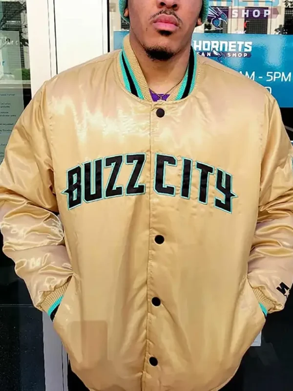 Charlotte Hornets Pastel Orange Jacket