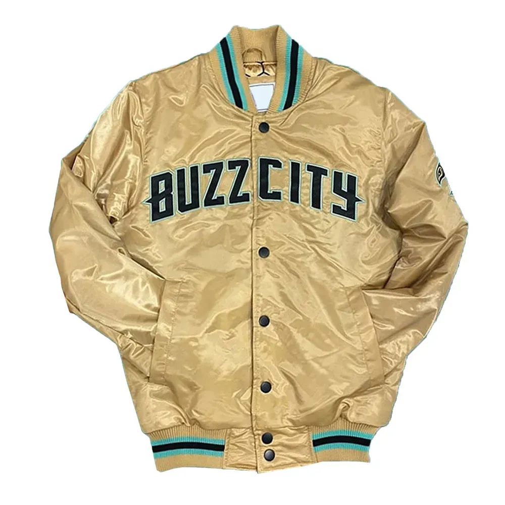 Charlotte Hornets Pastel Orange Jacket Charlotte Hornets Pastel Orange Jacket