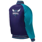 Charlotte Hornets Youth Varsity Purple Satin Jacket