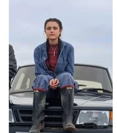 Chloé Sweet Love The Crow Girl Blue Cotton Jacket