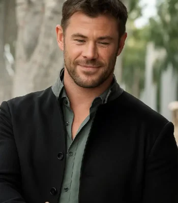 Chris Hemsworth Crime 101 Black Coat