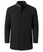 Chris Hemsworth Crime 101 Black Coat