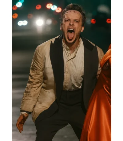 Christian Bale The Bride White Blazer