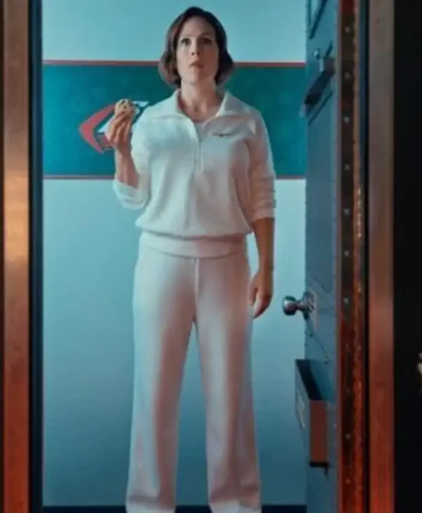 Christmas Above the Clouds Ella Neezer White Tracksuit