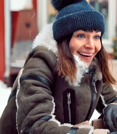 Christmas Home for Christmas Johanne Shearling Jacket