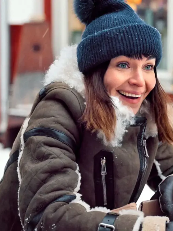 Christmas Home for Christmas Johanne Shearling Jacket