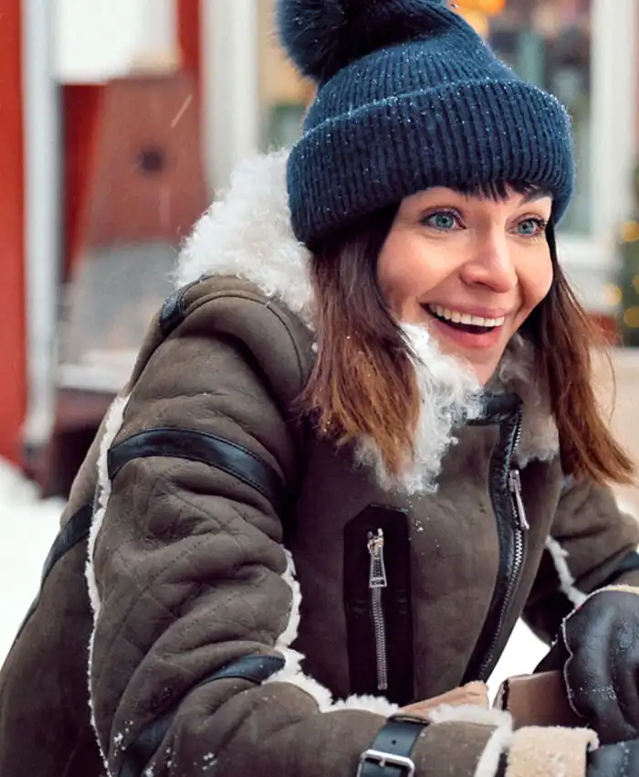 Christmas Home for Christmas Johanne Shearling Jacket Christmas Home for Christmas Johanne Shearling Jacket