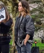 Clara Rugaard The Crow Girl Puffer Jacket
