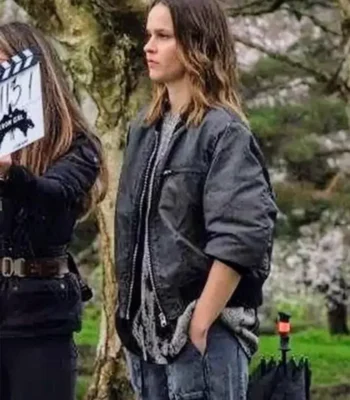 Clara Rugaard The Crow Girl Puffer Jacket