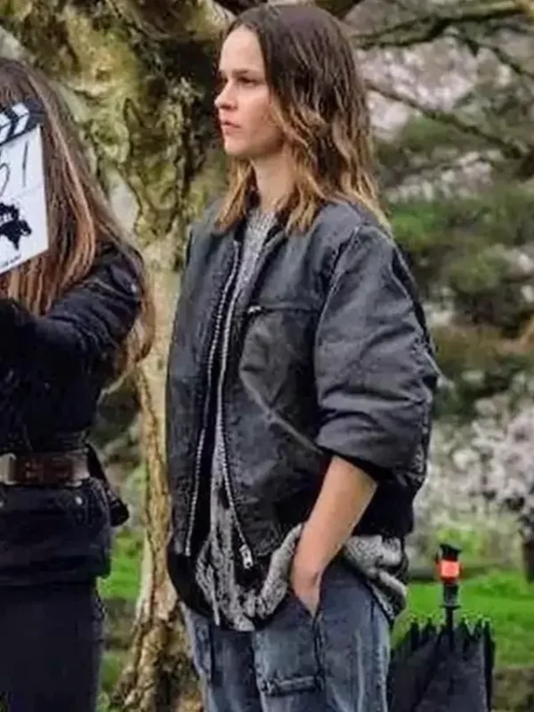 Clara Rugaard The Crow Girl Puffer Jacket