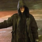 Clara Rugaard The Crow Girl S01 Black Hooded Jacket