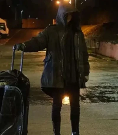 Clara Rugaard The Crow Girl S01 Black Hooded Jacket
