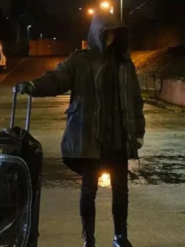 Clara Rugaard The Crow Girl S01 Black Hooded Jacket